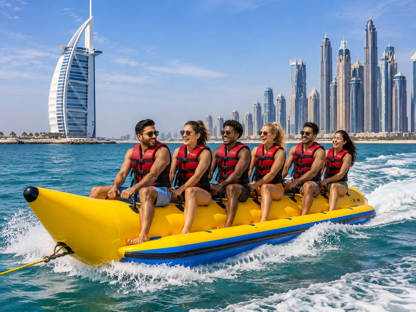 Banana Boat Ride in Dubai