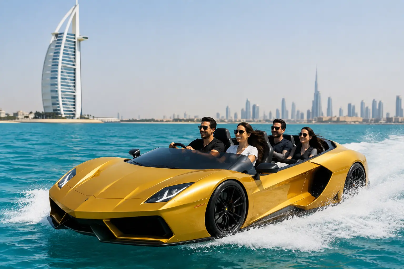 4 Seater Jet Car Ride in Dubai