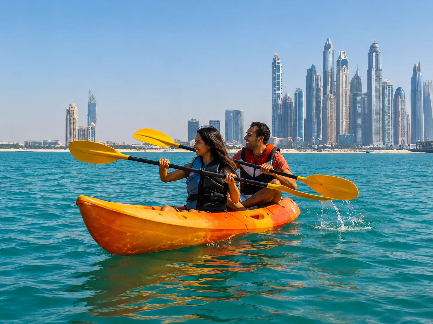 Kayaking in Dubai