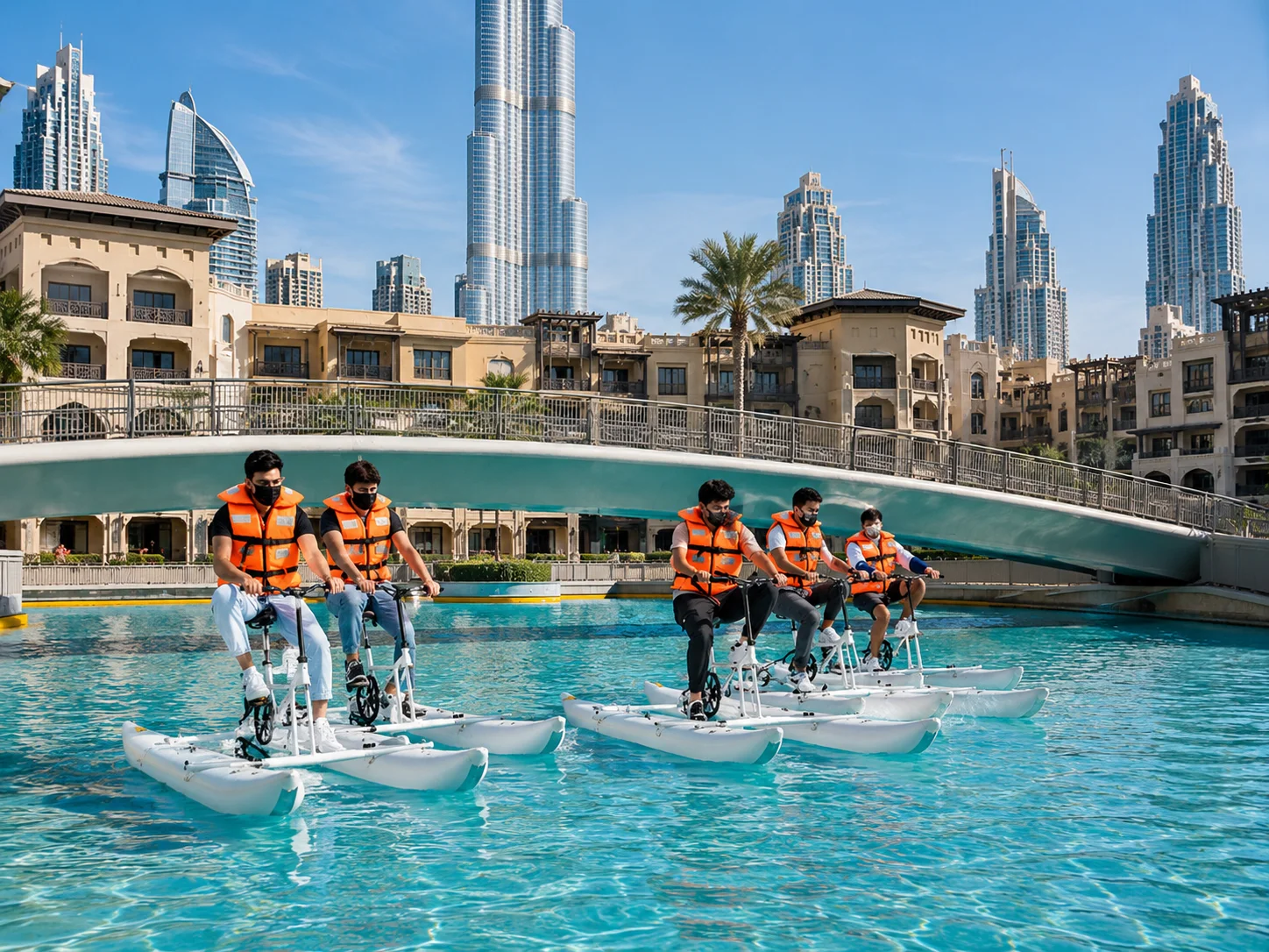 Water Bike Rides in Dubai